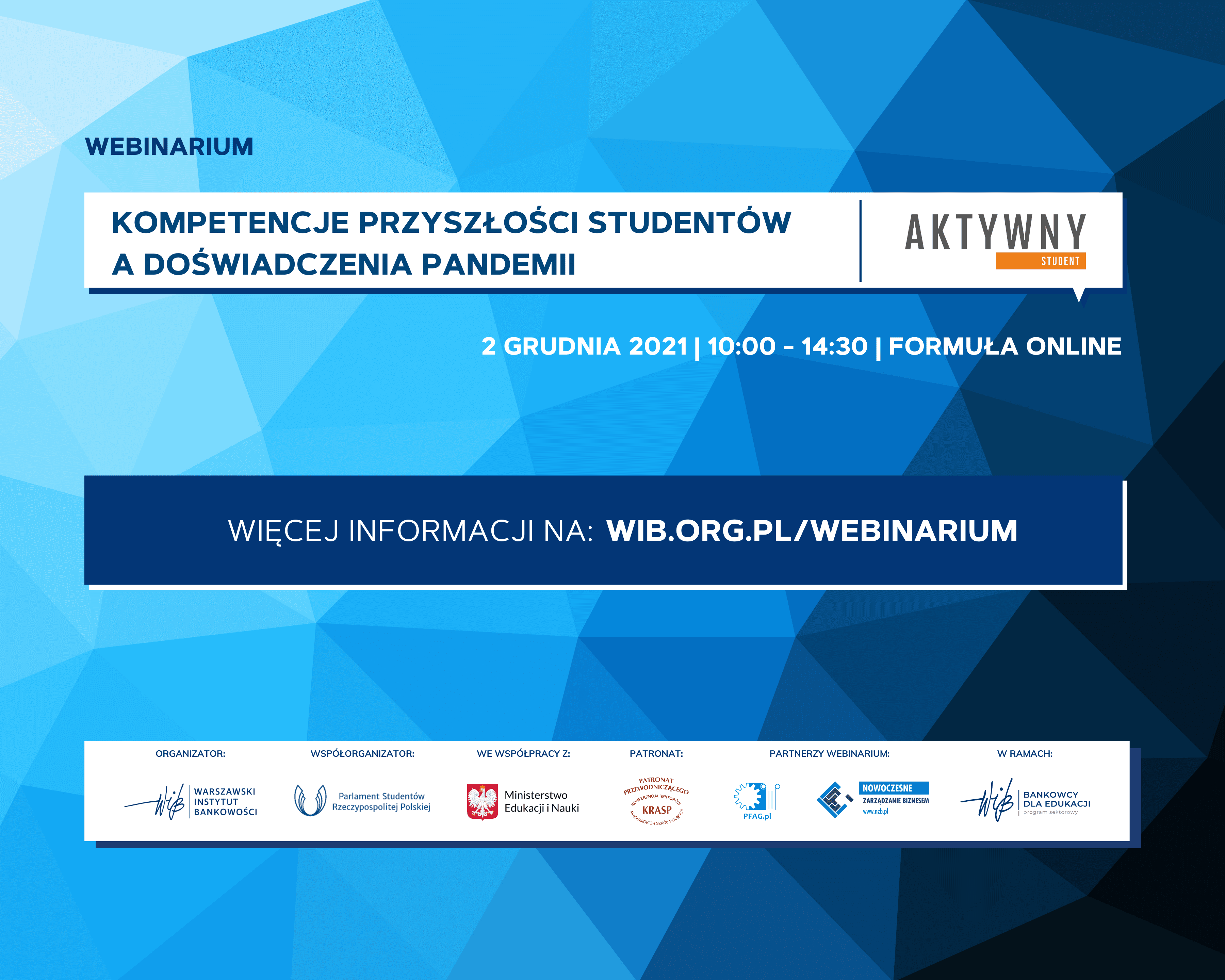 Webinarium "Kompetencje przyszłości studentów a doświadczenia pandemii"