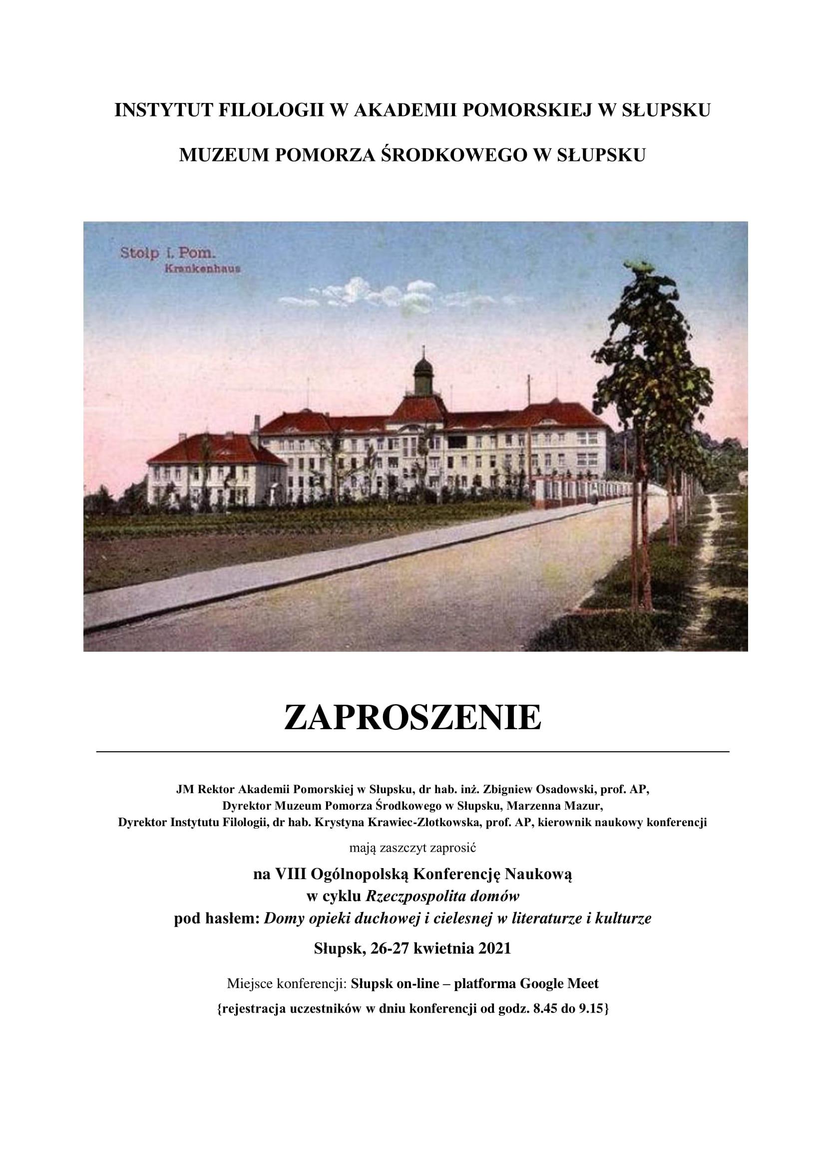 VIII Ogólnopolska Konferencja Naukowa Rzeczpospolita domów