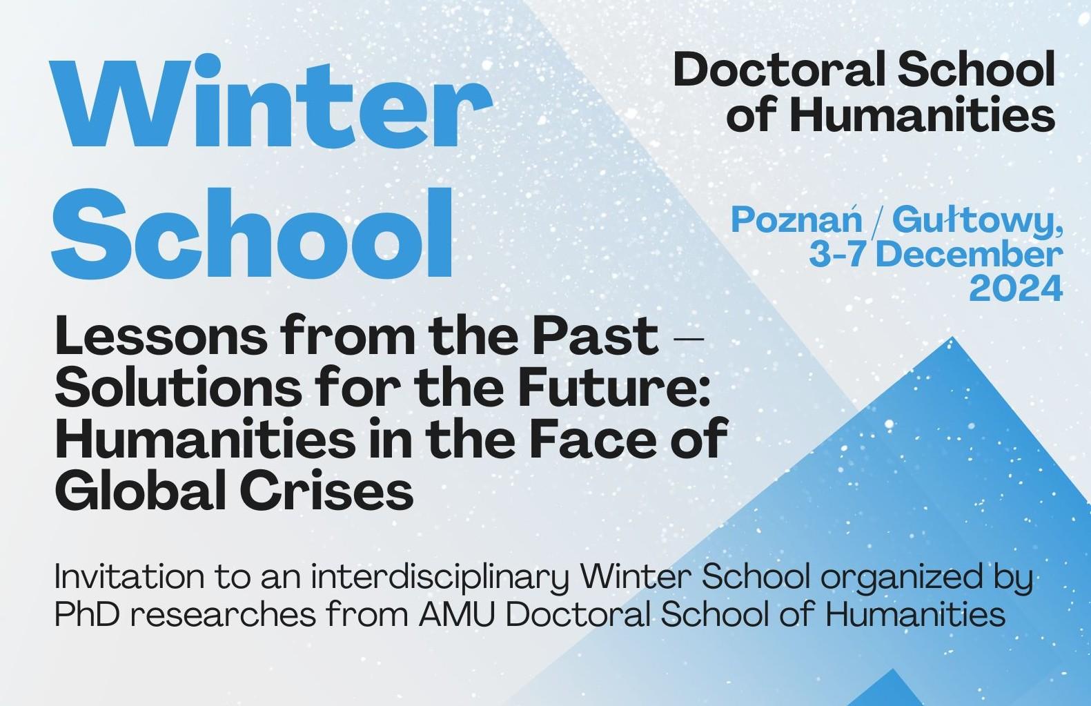 Lessons from the Past – Solutions for the Future: Humanities in the Face of Global Crises