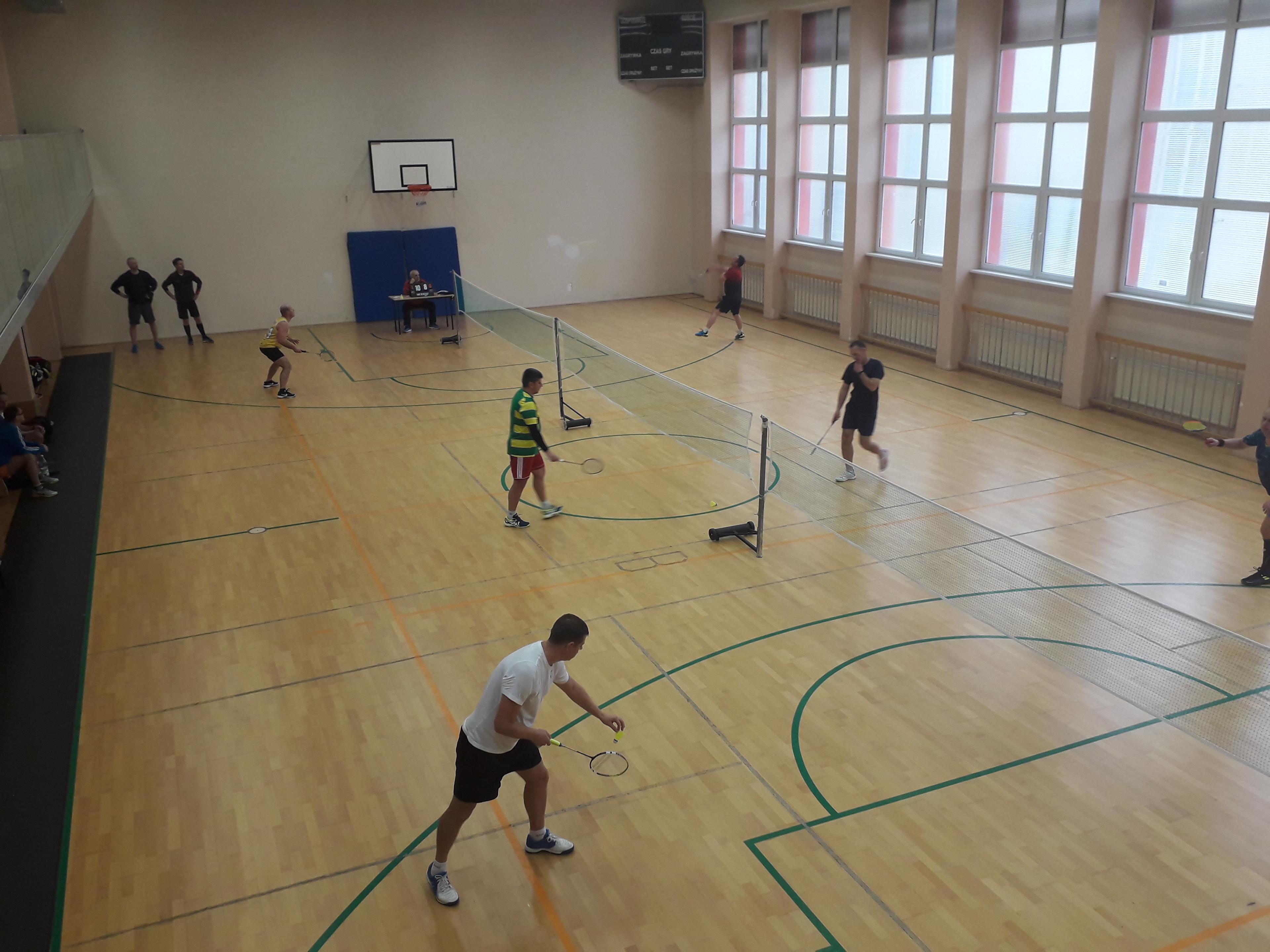 Turniej badmintona mężczyzn w SWFiS