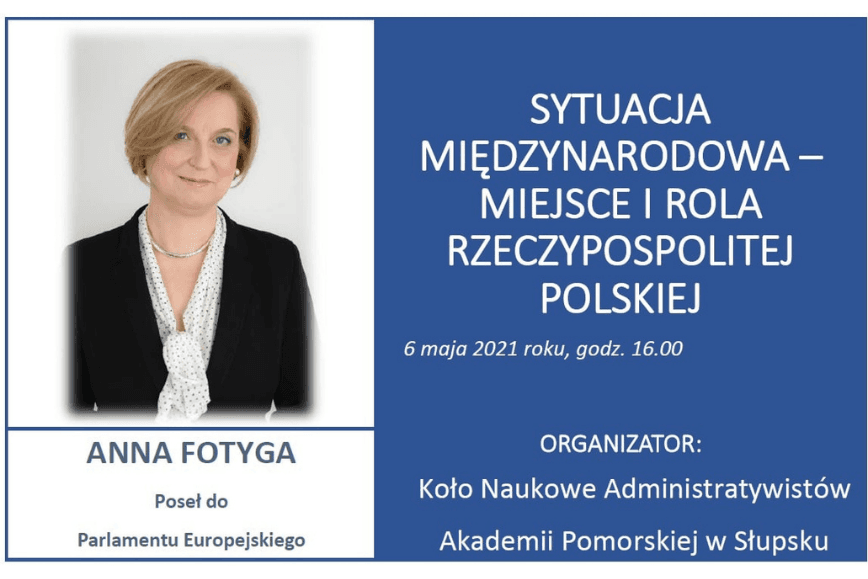 Sytuacja Międzynarodowa - Miejsce i rola Rzeczypospolitej Polskiej - webinarium w ramach cyklu: Na dywaniku u administratywistów