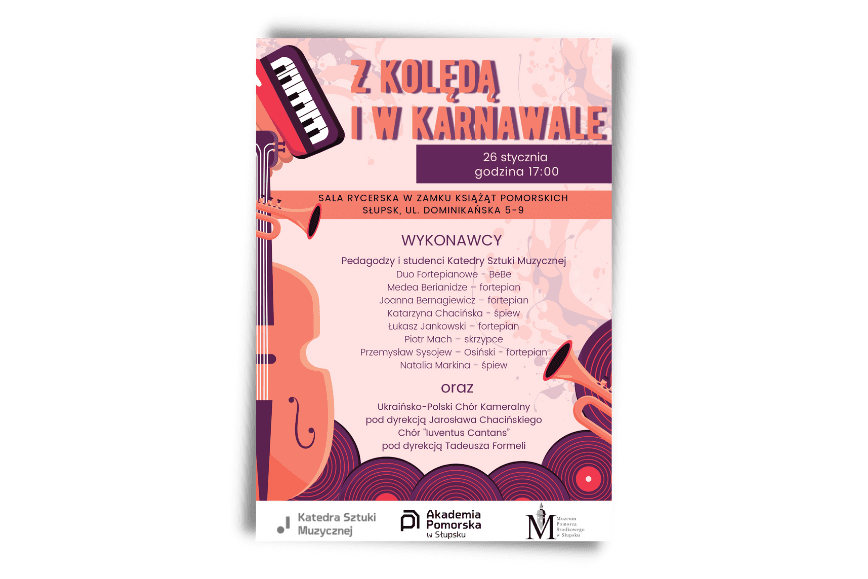 Zapraszamy na koncert: z kolędą i w karnawale