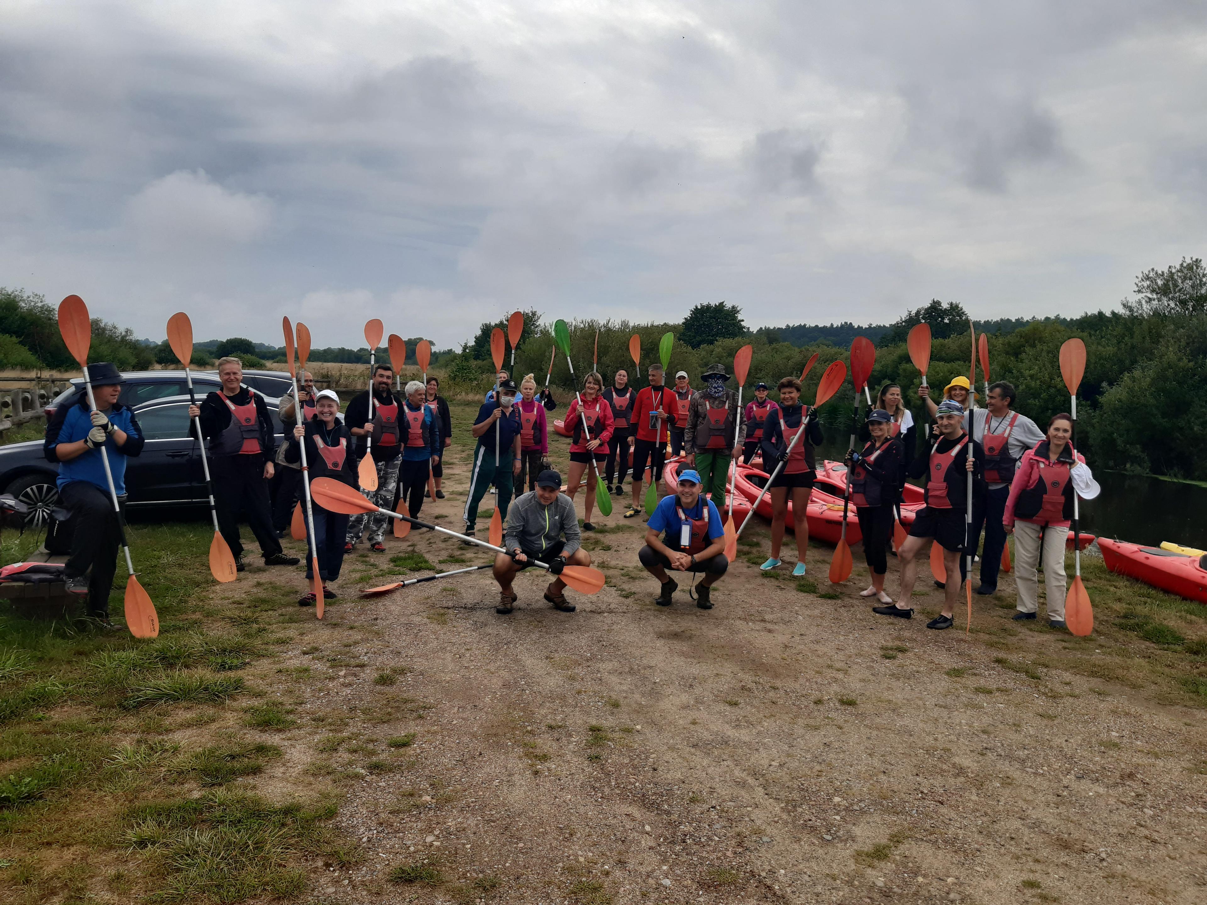 SWFiS zorganizowało 29.08.2020 piąty spływ, tym razem Wieprzą.