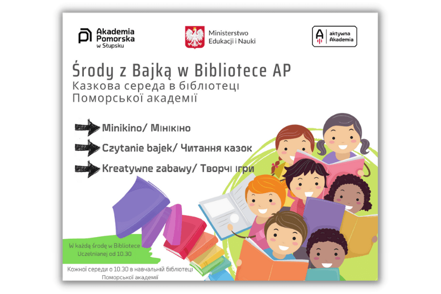 Środy z Bajką w Bibliotece Akademii Pomorskiej