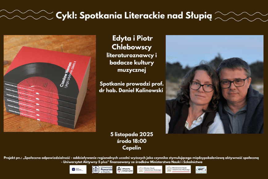 Cykl: Spotkania Literackie nad Słupią - Edyta i Piotr Chlebowscy